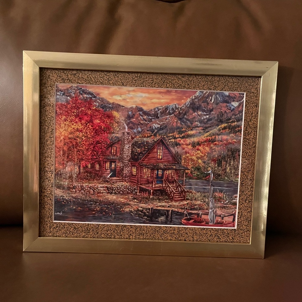 A Perfect Fall Day Print by Thomas Kincaid